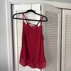 Loft Red Patterned Cami